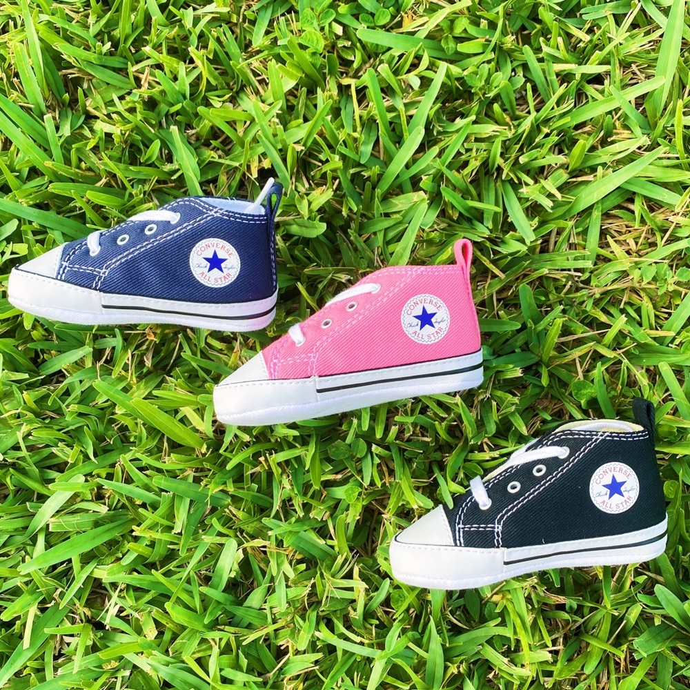 3 for $50 Converse First Star Infant Canvas LOT - Picture 2 of 9